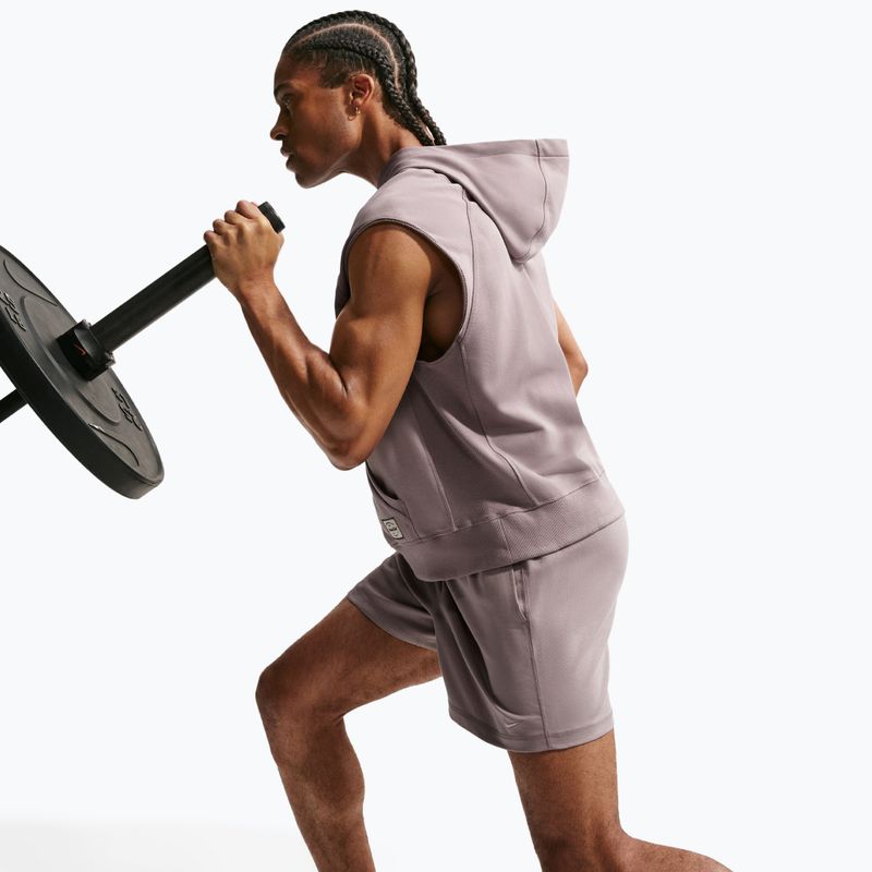 Men's shorts Nike Athletic Club Dri-Fit 5" light violet ore/pale ivory/light violet ore 6