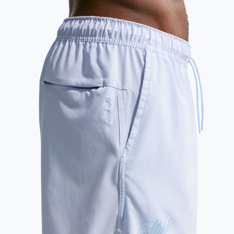 Men's training shorts Nike N.A.C. Dri-Fit 5" hydrogen blue/black/light armory blue 5