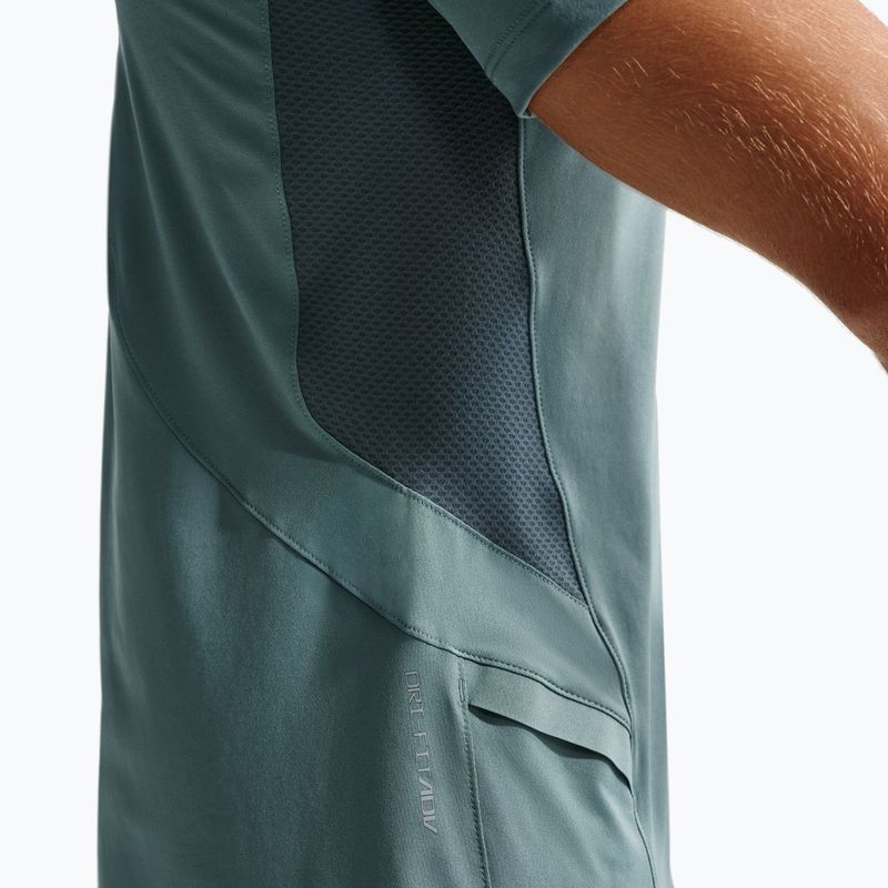 Men's training T-shirt Nike Pro Training Dri-Fit mineral slate/faded spruce/green strike 7