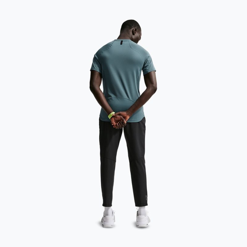 Men's training T-shirt Nike Pro Training Dri-Fit mineral slate/green strike 3