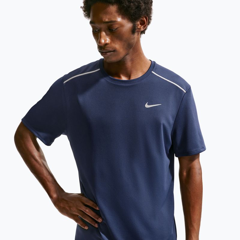 Men's running T-shirt Nike Miler Dri-Fit UV midnight navy 4
