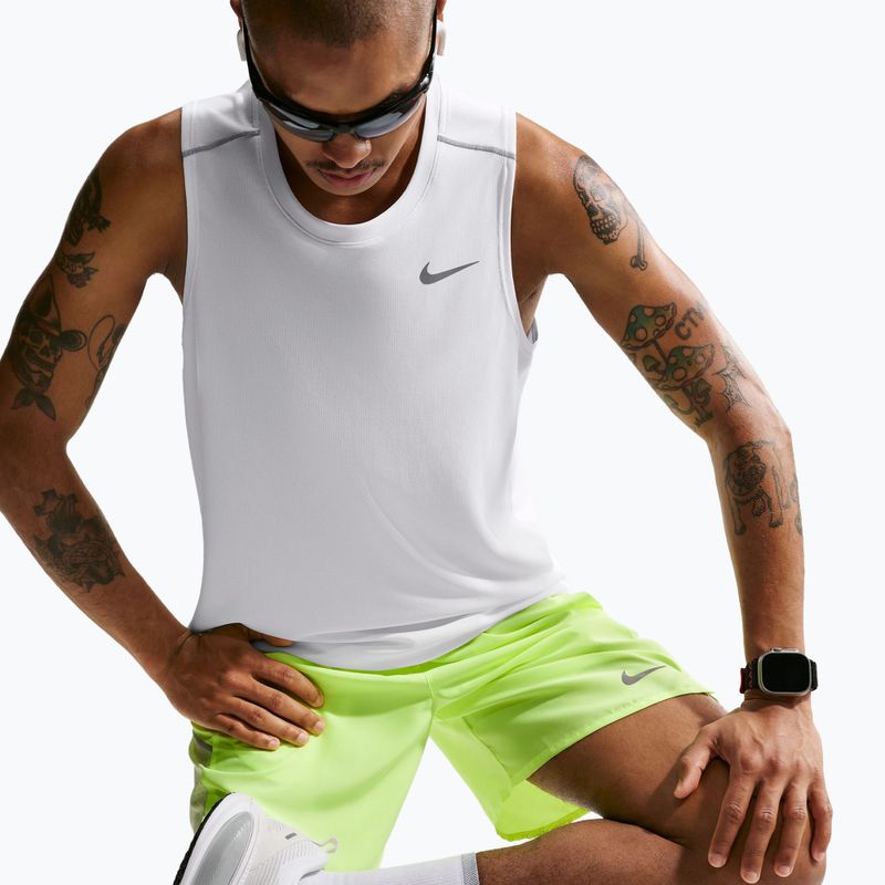 Men's running T-shirt Nike Miler Dri-Fit white 4