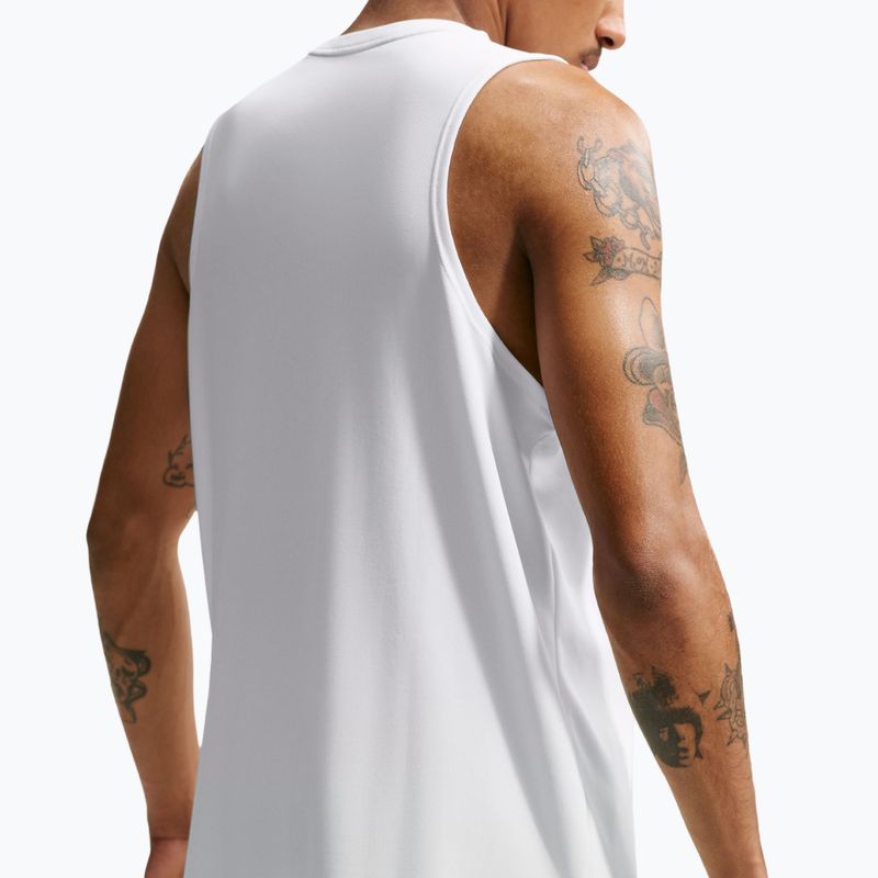Men's running T-shirt Nike Miler Dri-Fit white 6