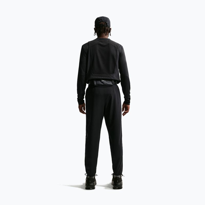 Men's running trousers Nike Miler Dri-Fit Woven black/black 3