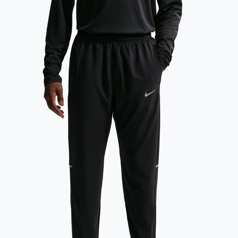 Men's running trousers Nike Miler Dri-Fit Woven black/black 5