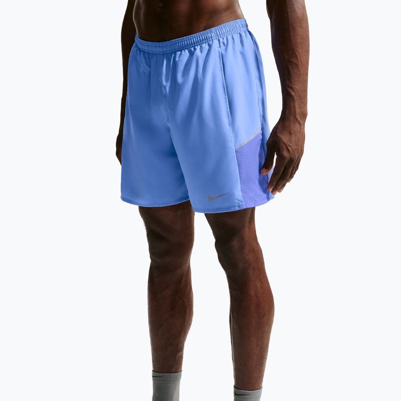 Men's running shorts Nike Miler Dri-Fit 2in1 7" royal pulse/sapphire 5