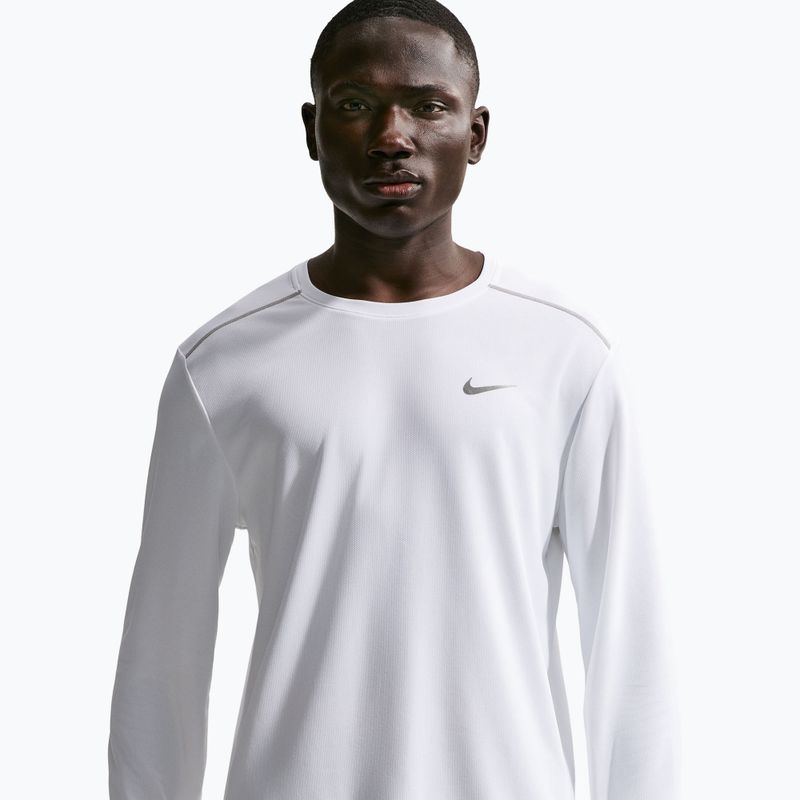 Men's running longsleeve Nike Miler Dri-Fit UV white 5