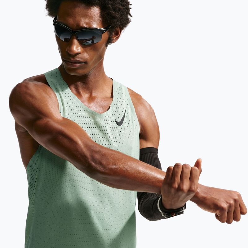 Men's running T-shirt Nike AeroSwift Dri-Fit ADV steam/black 4