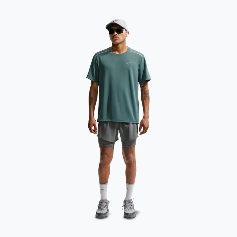 Men's running T-shirt Nike Miler Dri-Fit UV mineral slate 2