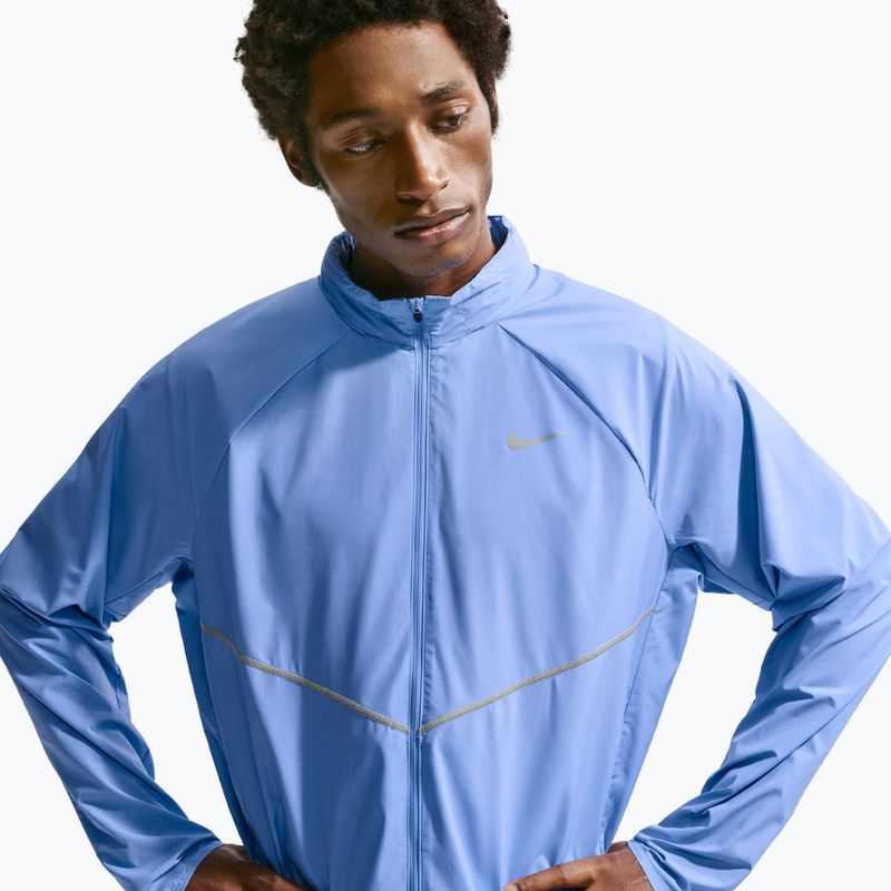 Men's running jacket Nike Miler Repel UV royal pulse/royal pulse 4