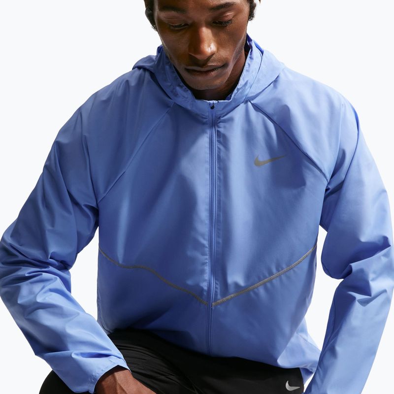 Men's running jacket Nike Miler Repel UV royal pulse/royal pulse 5