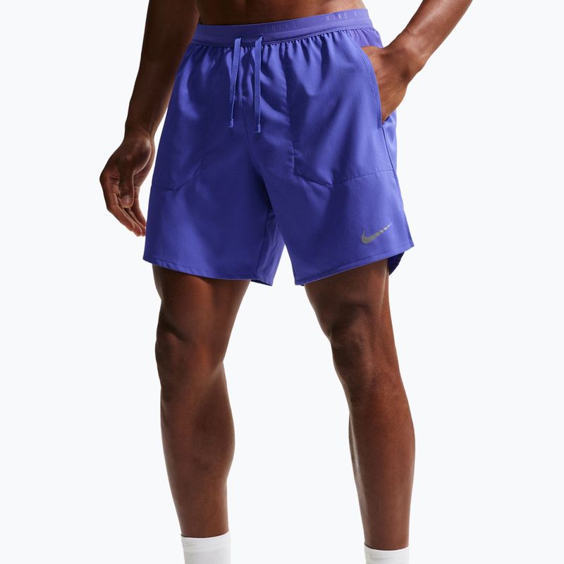 Men's running shorts Nike Stride Dri-Fit Brief-Lined 7" lapis 5