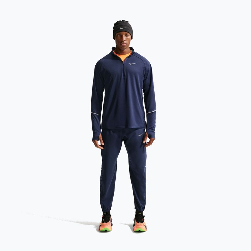 Men's running sweatshirt Nike Miler Dri-Fit UV 1/2 Zip midnight navy 2
