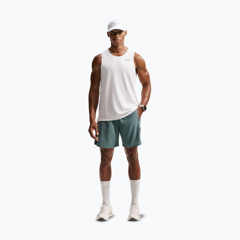 Men's running shorts Nike Miler Dri-Fit 2in1 7" mineral slate 2