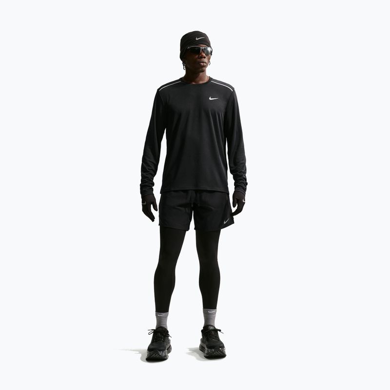 Men's running long sleeve Nike Miler Dri-Fit UV black 2