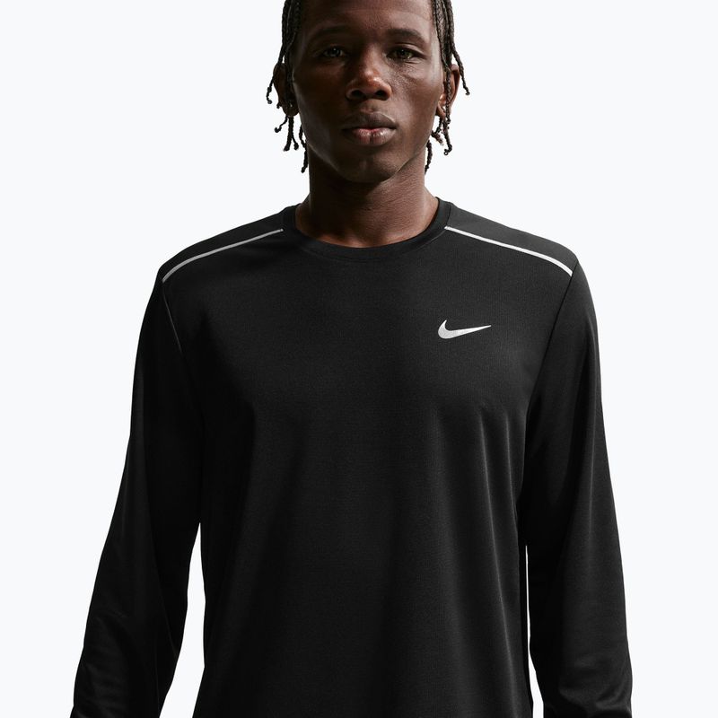 Men's running long sleeve Nike Miler Dri-Fit UV black 4