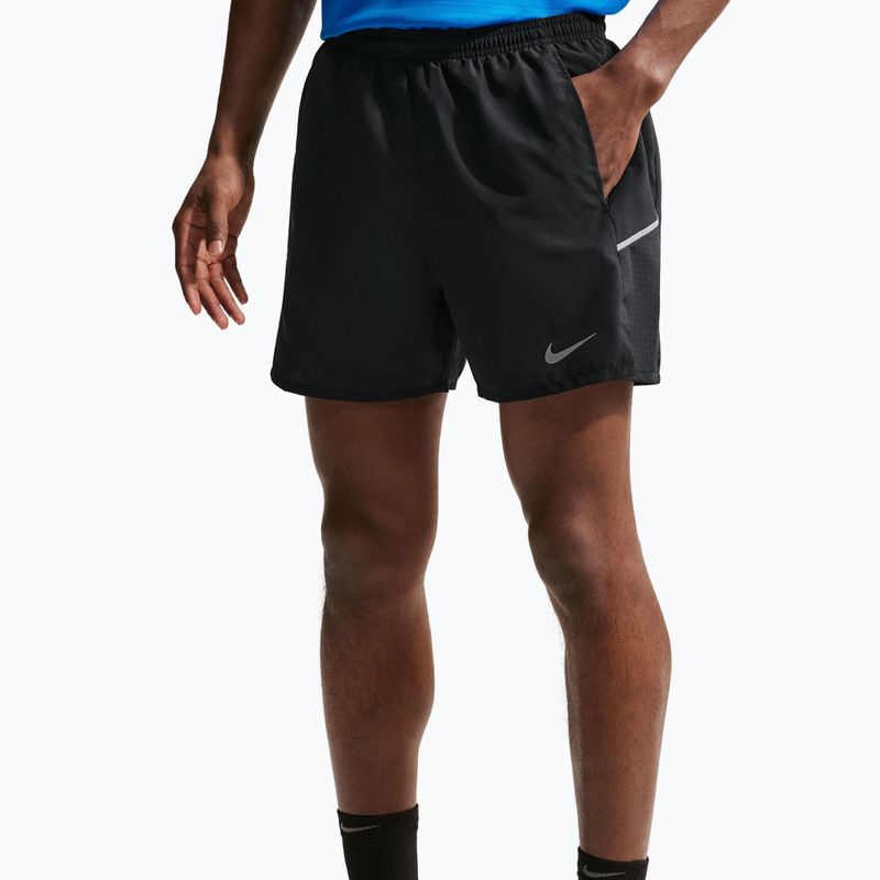Men's shorts Nike Miler Dri-Fit Brief Lined 5" black/black 5