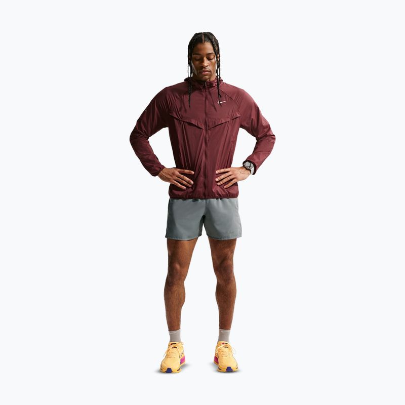Men's shorts Nike Miler Dri-Fit Brief Lined 5" smoke grey/smoke grey 2