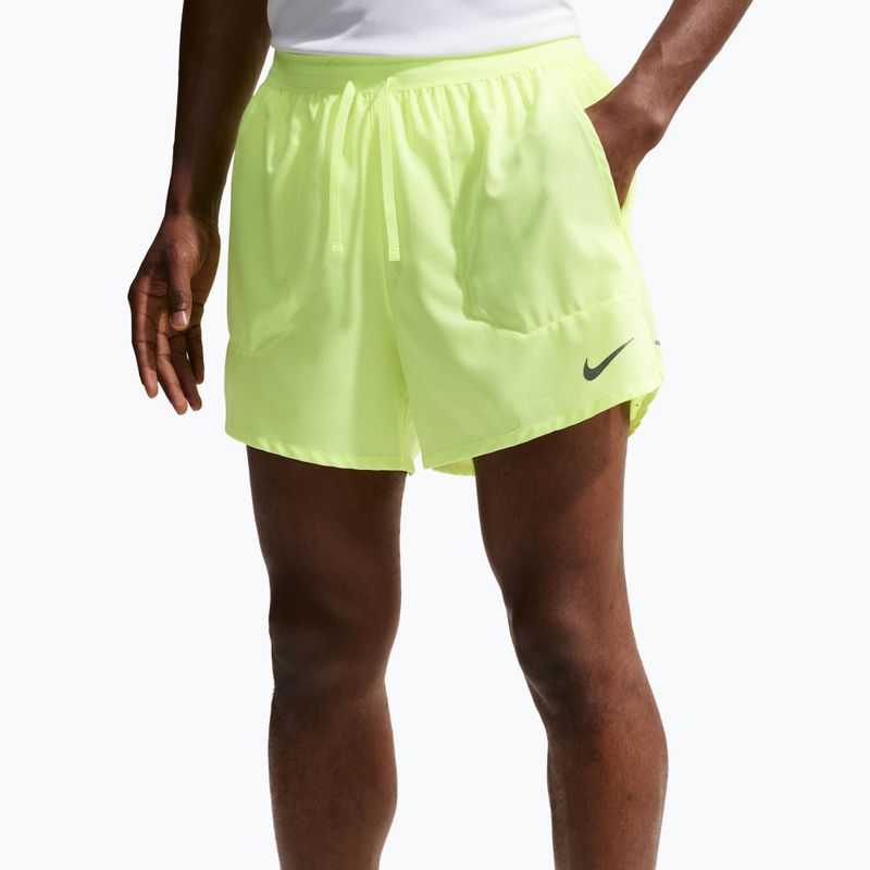 Men's Nike Stride Dri-Fit Brief-Lined 5" Shorts volt ice 4