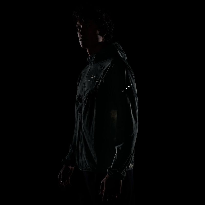 Men's running jacket Nike Stride Repel UV black spruce 9