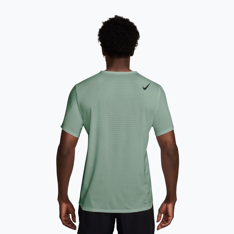 Men's running T-shirt Nike AeroSwift Dri-Fit ADV steam/black 2