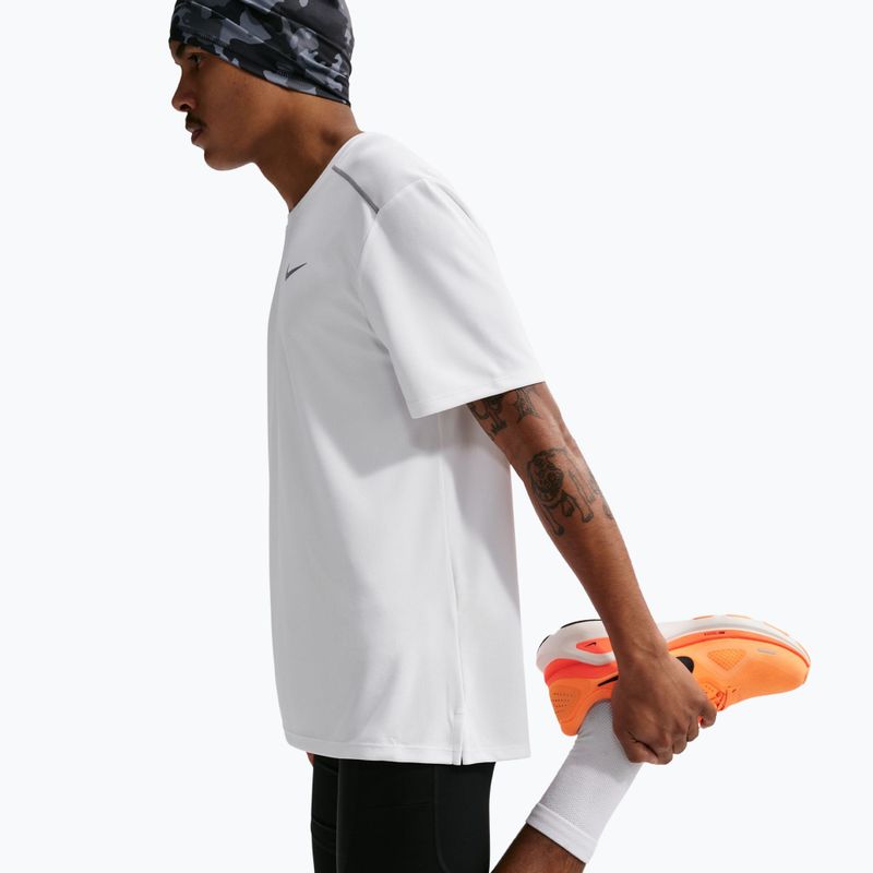 Men's running T-shirt Nike Miler Dri-Fit UV white 4