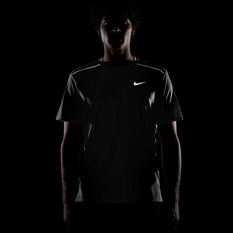Men's running T-shirt Nike Miler Dri-Fit UV white 6