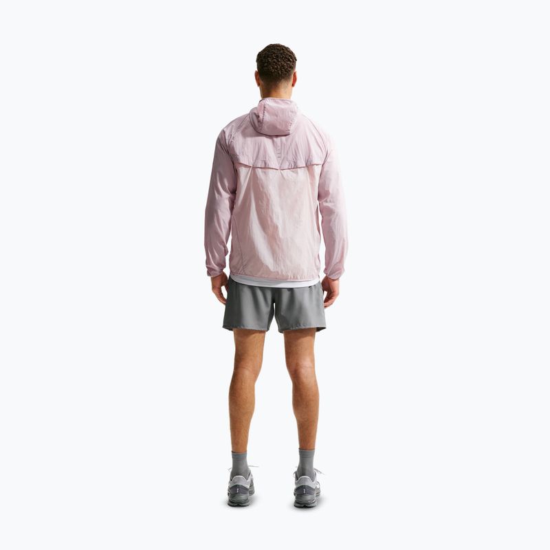 Men's running jacket Nike Stride Repel UV particle rose/silt red 3