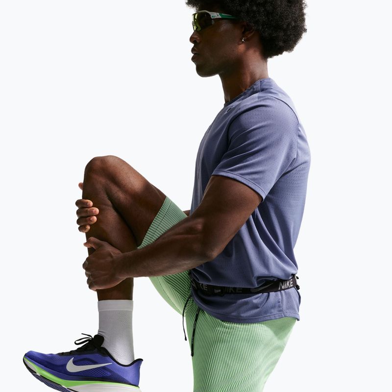 Men's training leggings Nike AeroSwift Dri-Fit ADV 1/2 Tights lime blast/steam/light silver/black 6