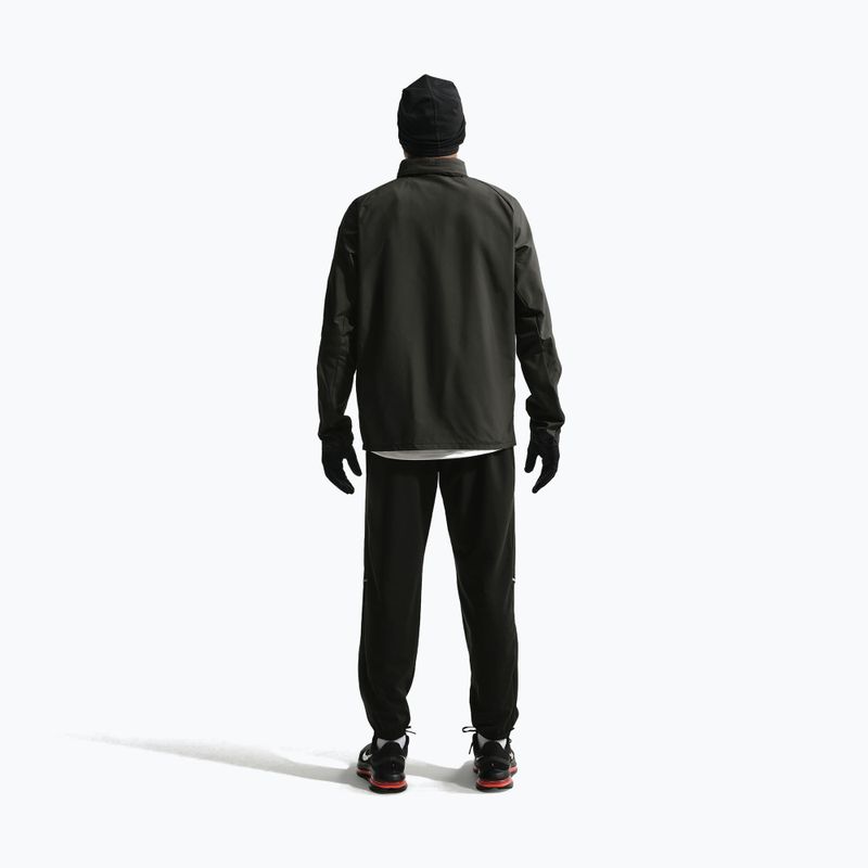 Men's running jacket Nike Miler Repel UV black/black 3