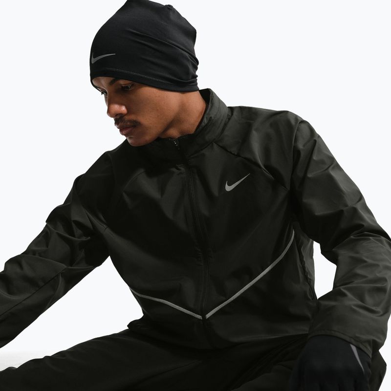 Men's running jacket Nike Miler Repel UV black/black 6