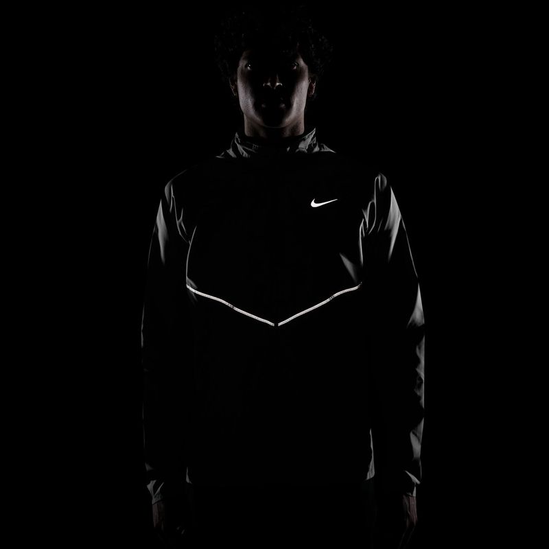 Men's running jacket Nike Miler Repel UV black/black 8