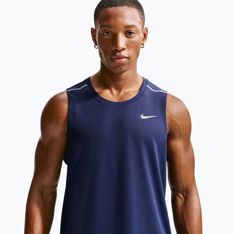 Men's running T-shirt Nike Miler Dri-Fit midnight navy 4
