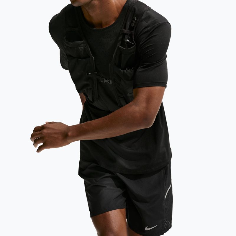 Men's running shorts Nike Miler Dri-Fit 2in1 7" black/black 4