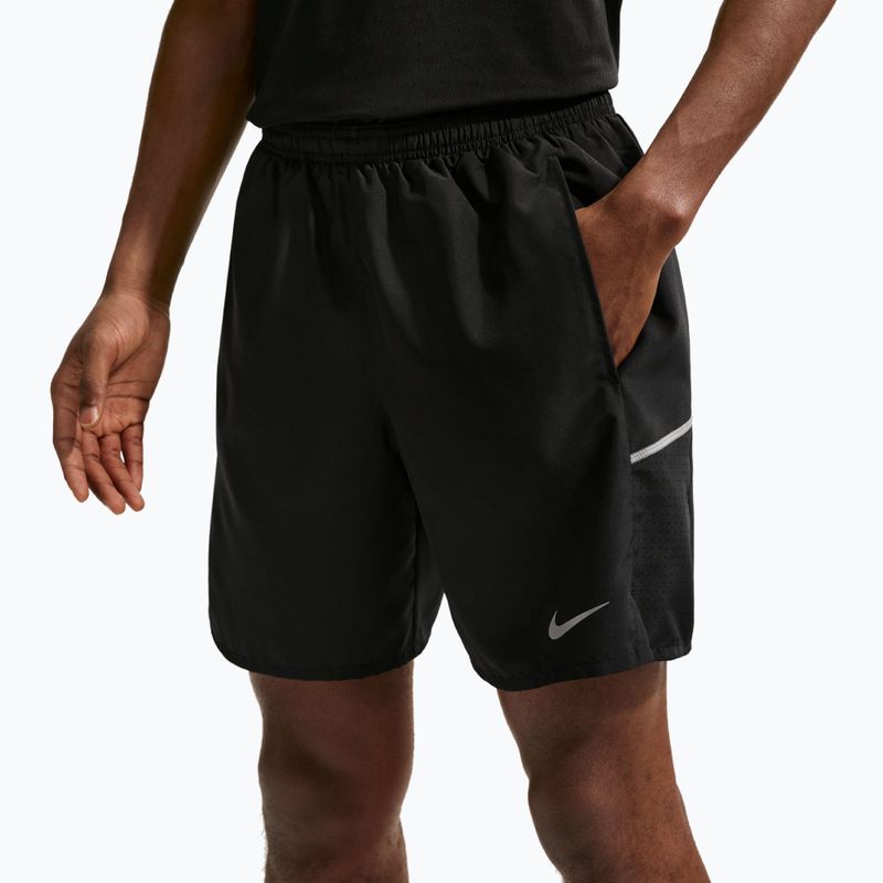 Men's running shorts Nike Miler Dri-Fit 2in1 7" black/black 5