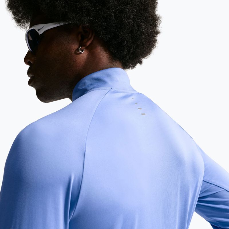 Men's running sweatshirt Nike Stride 1/4 Zip Dri-Fit royal pulse 6