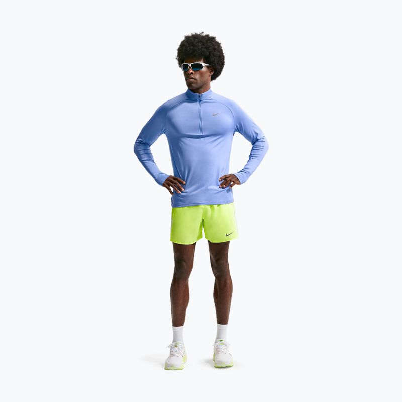 Men's shorts Nike Miler Dri-Fit Brief Lined 5" volt ice/barely volt 2