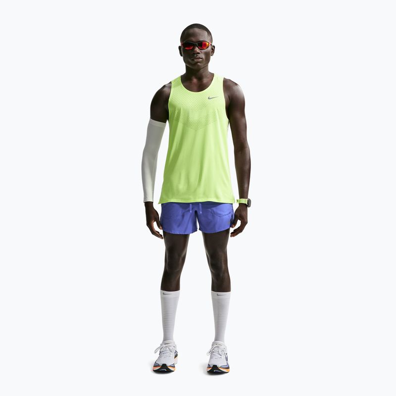 Men's running T-shirt Nike Stride Dri-Fit ADV volt ice 2