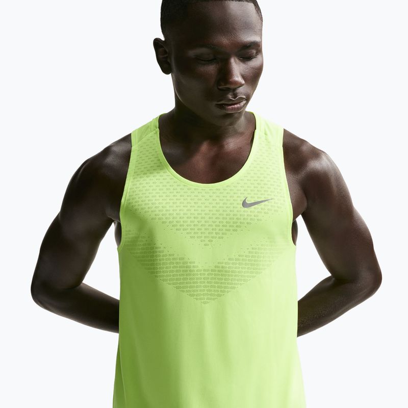 Men's running T-shirt Nike Stride Dri-Fit ADV volt ice 4