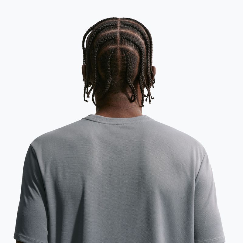 Men's running T-shirt Nike Miler Dri-Fit UV smoke grey 5