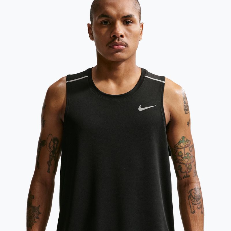 Men's running T-shirt Nike Miler Dri-Fit black 4