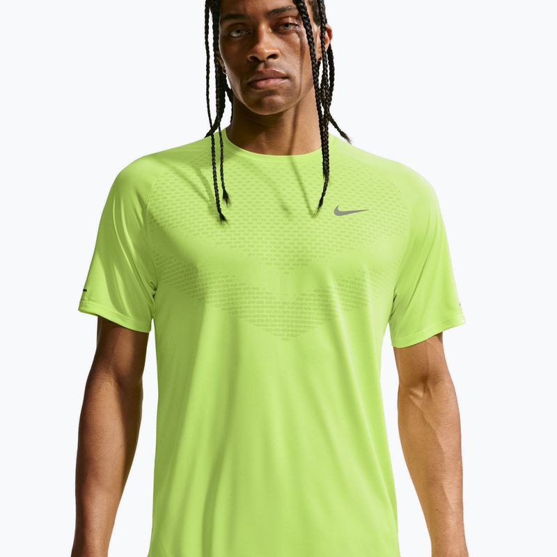 Men's running T-shirt Nike Stride ADV volt ice 4