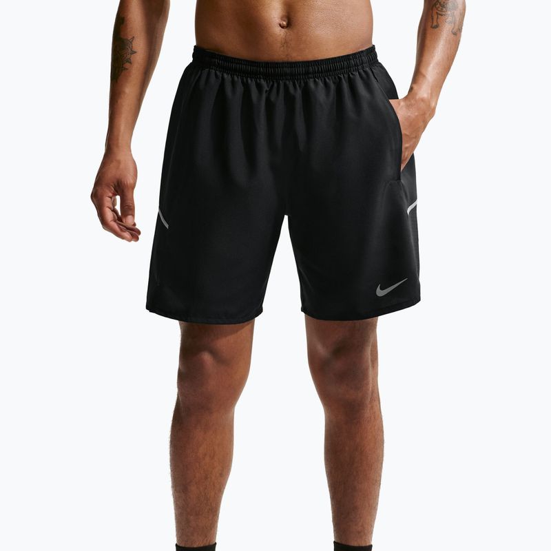 Men's running shorts Nike Miler Dri-Fit Brief Lined7" black/black 5