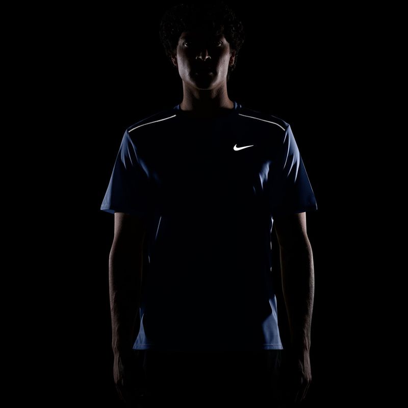 Men's running T-shirt Nike Miler Dri-Fit UV royal pulse 4