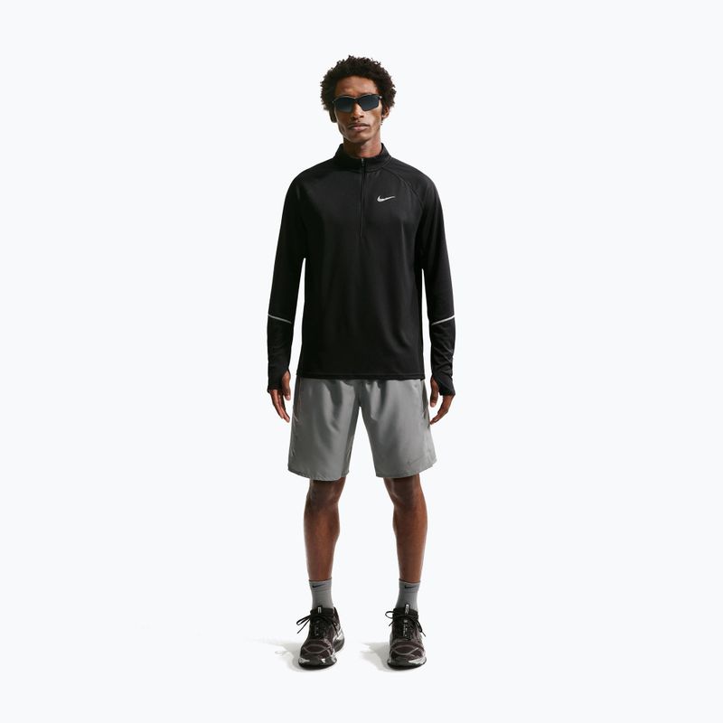 Men's running sweatshirt Nike Miler Dri-Fit UV 1/2 Zip black 2