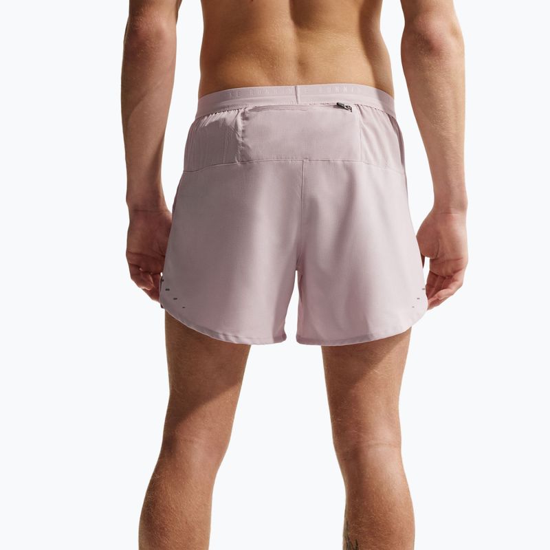 Men's Nike Stride Dri-Fit Brief-Lined 5" Shorts in Particle Rose 6