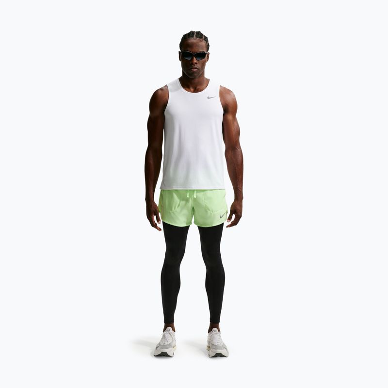 Men's running leggings Nike Miler Dri-Fit black/black 2