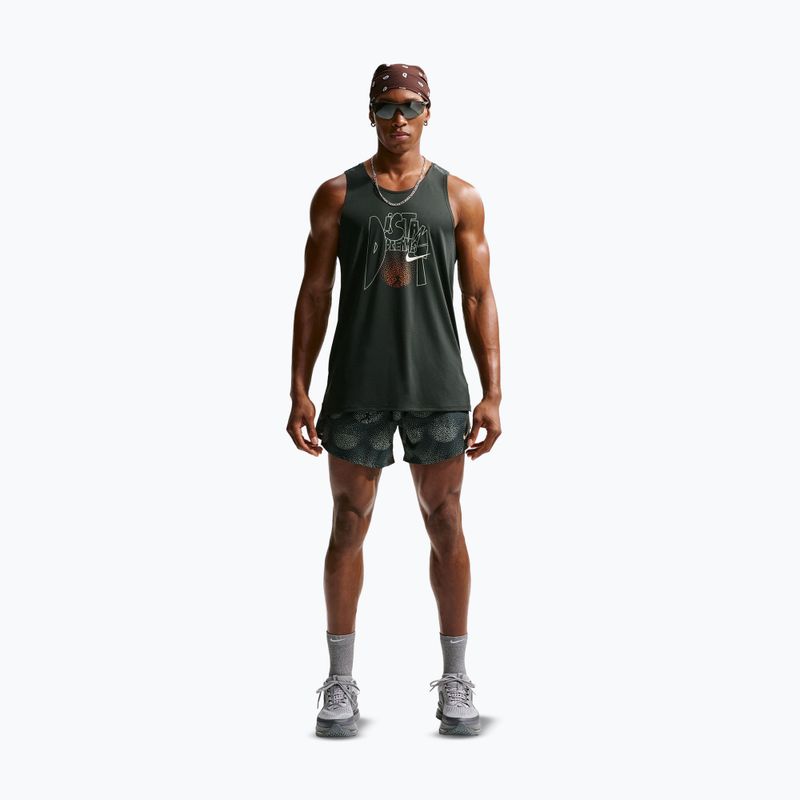 Men's running shorts Nike Stride Dri-Fit Brief Lined 5" black spruce 2