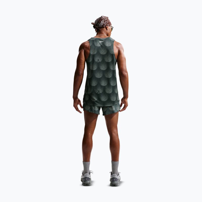 Men's running shorts Nike Stride Dri-Fit Brief Lined 5" black spruce 3