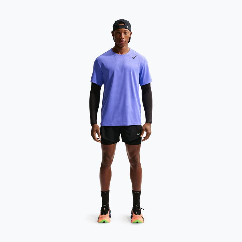 Men's running T-shirt Nike AeroSwift Dri-Fit ADV sapphire/black 2